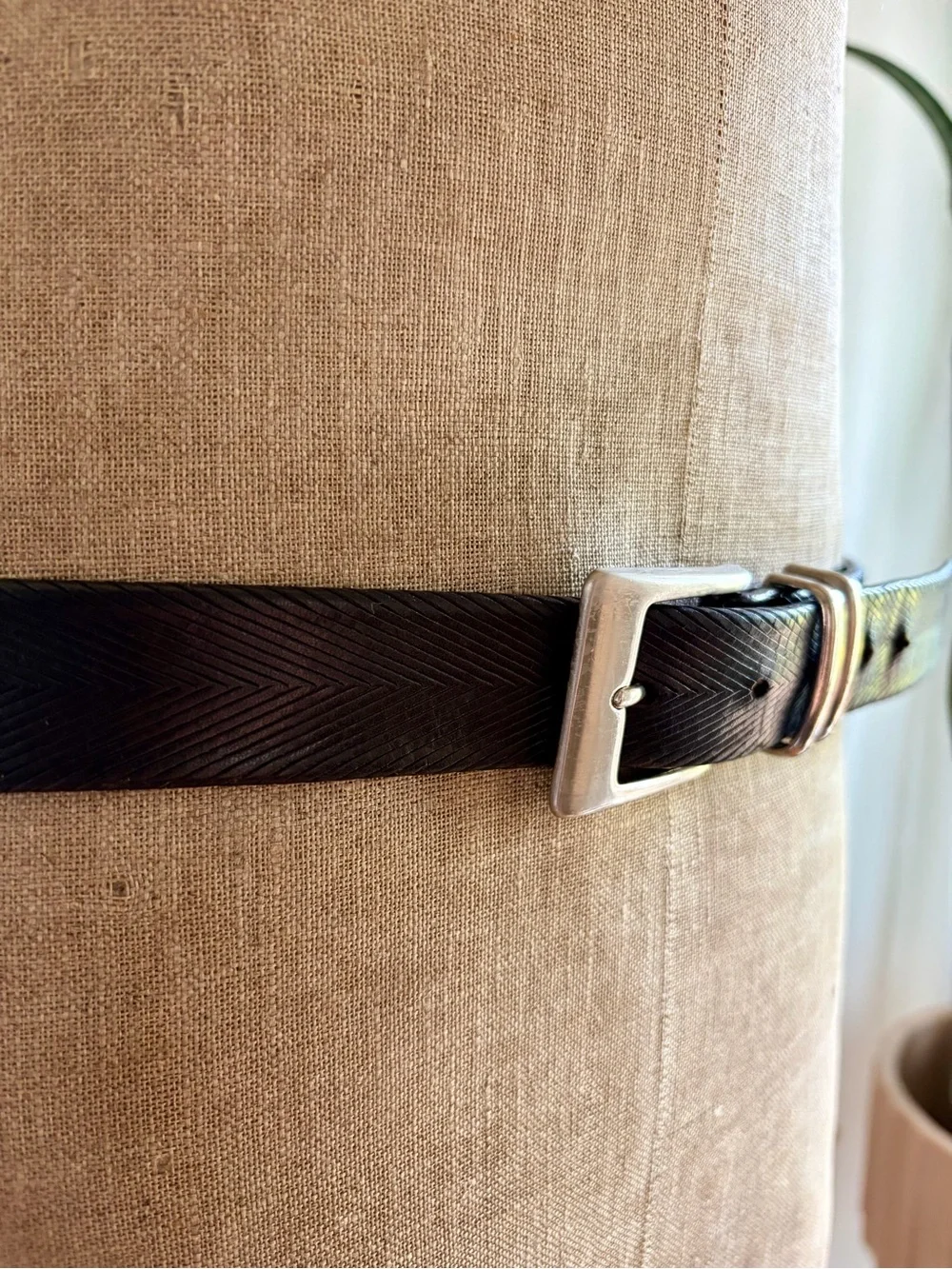 VTG Cole Haan Black Leather Belt